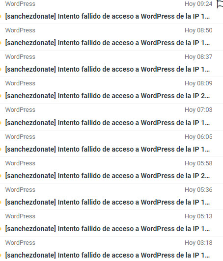 Reportes sospechosos de Limit Login Attempts