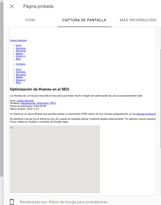 pagina sin css google