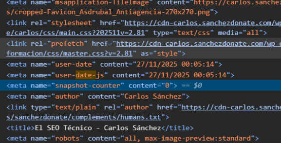 El contador de JS instalado en mi web falla en el crawler de Bing
