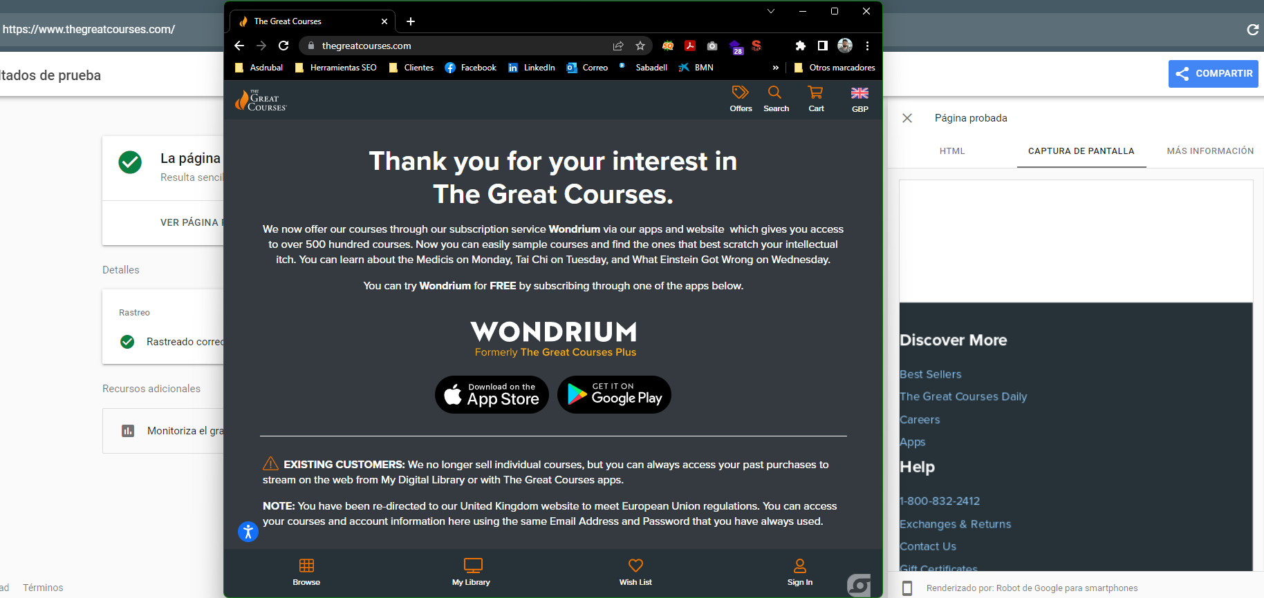 Web con css bloqueado